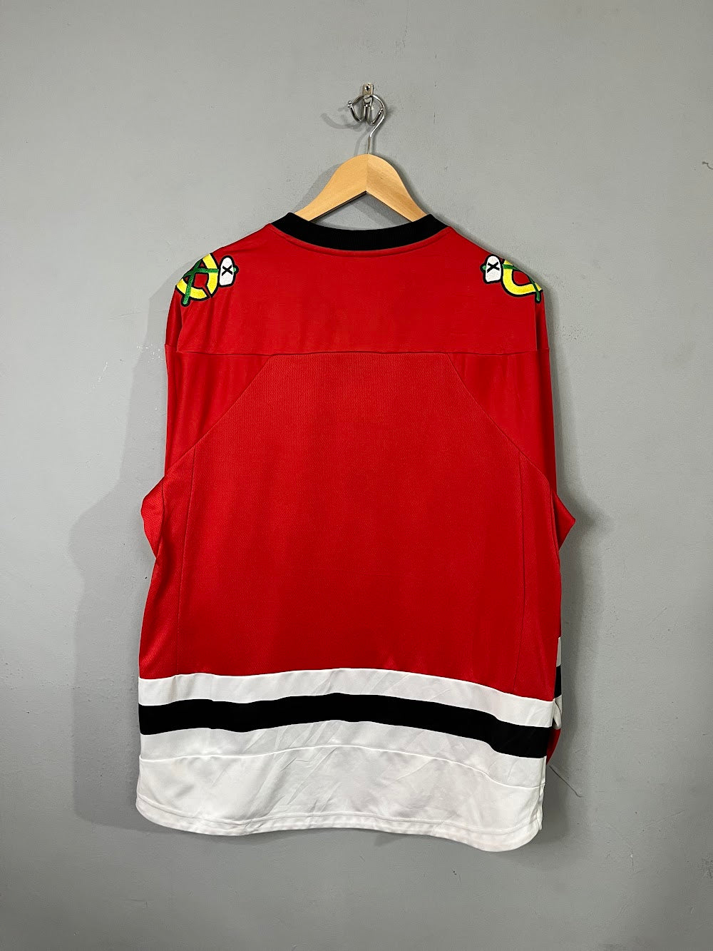 Ice Hockey Jerseys Oversized Streetwear Blackhawk