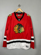 Ice Hockey Jerseys Oversized Streetwear Blackhawk