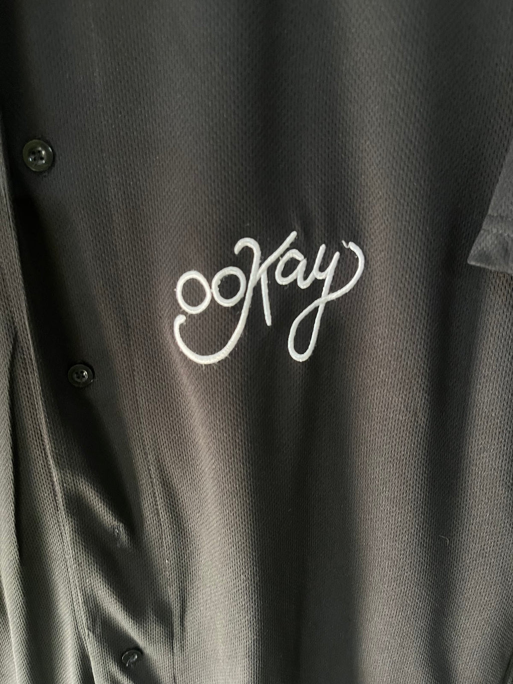 Ookay 7 MLB jersey detail