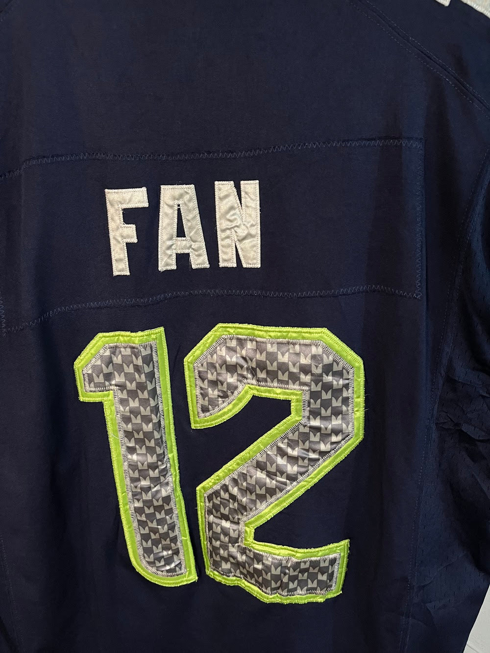 Half Sleeve Jerseys Oversized Streetwear Seahawks 12