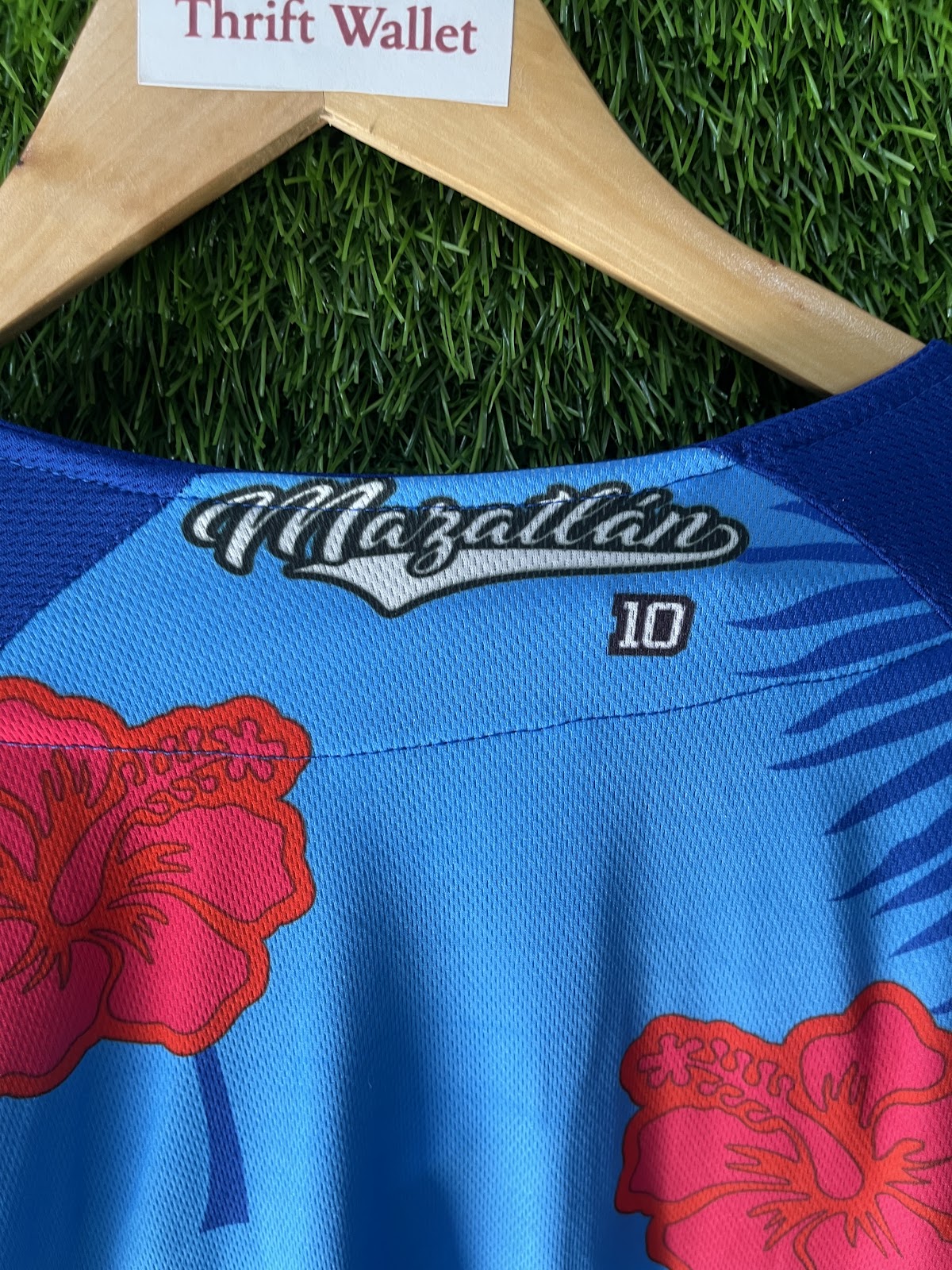 Mazatlan 10 MLB jersey detail