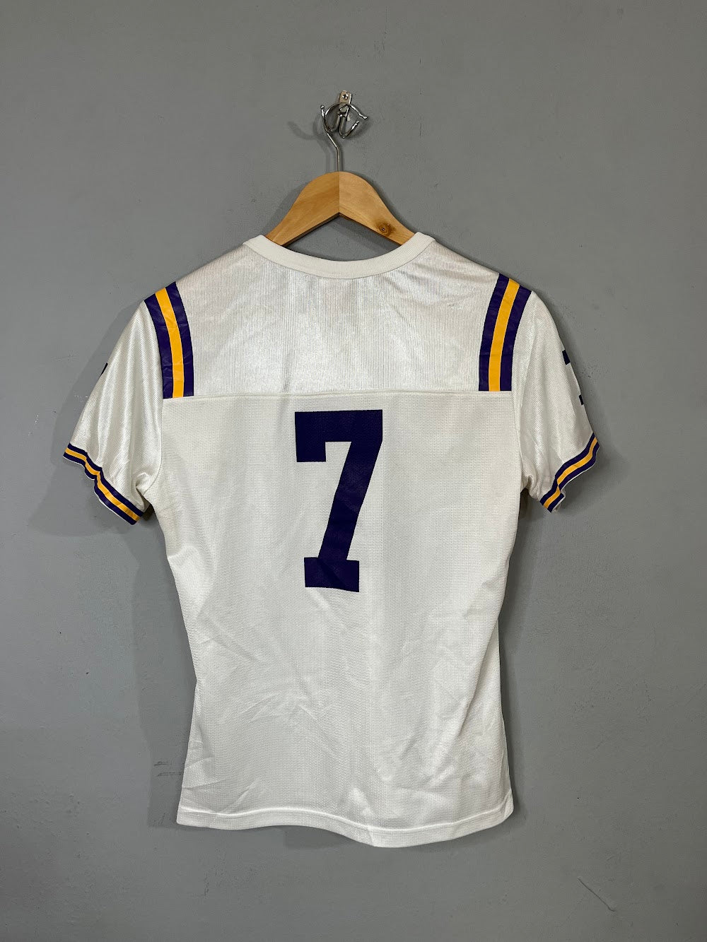 Half Sleeve Jerseys Vintage Streetwear Lsu 7