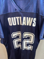 Half Sleeve Jerseys Vintage Streetwear Outlaws 22