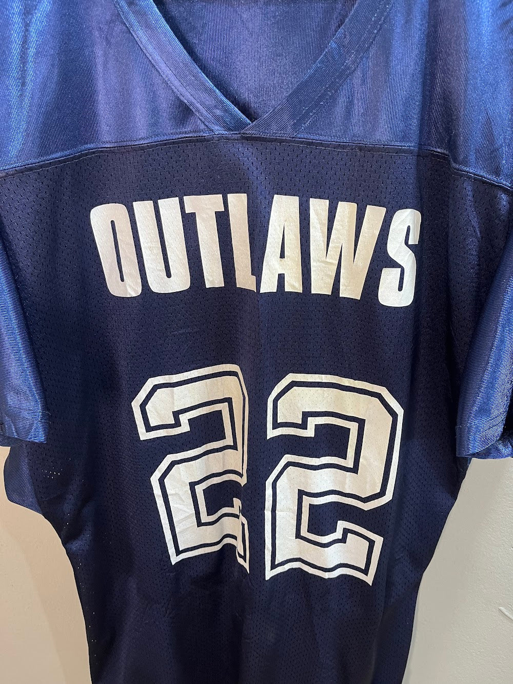 Half Sleeve Jerseys Vintage Streetwear Outlaws 22