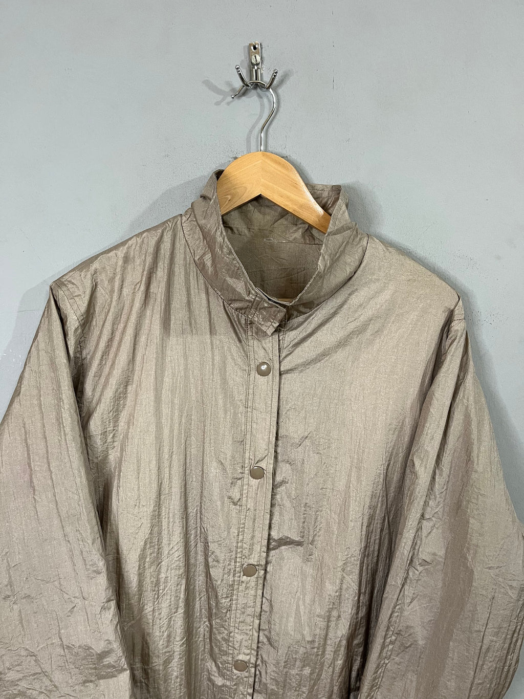Windbreakers Retro / Throwback Streetwear Light kahki Windbreaker