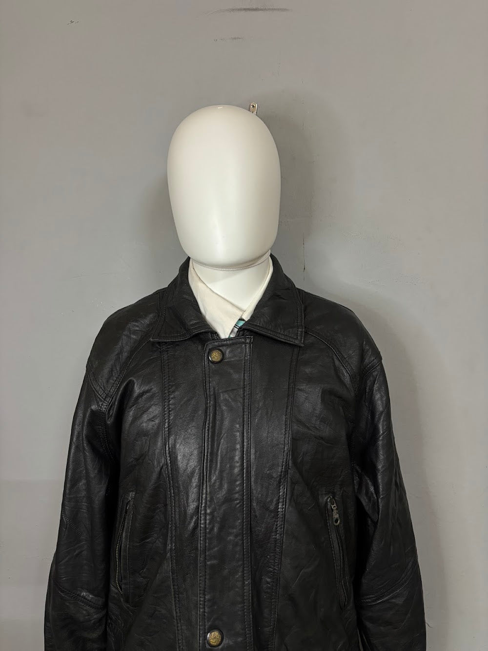 Leather Jackets Vintage Streetwear Echt Leder