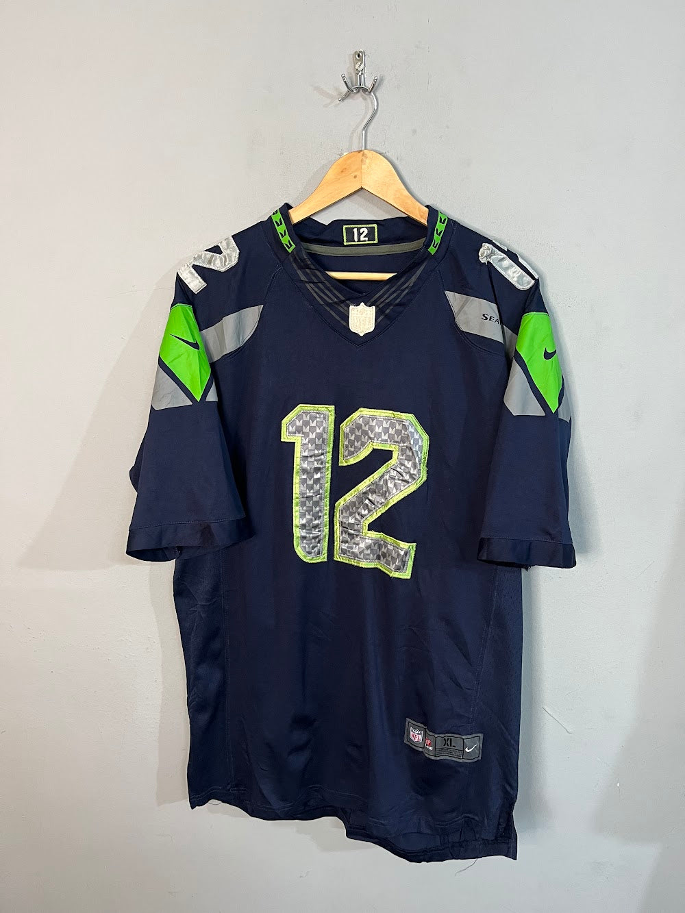 Half Sleeve Jerseys Oversized Streetwear Seahawks 12