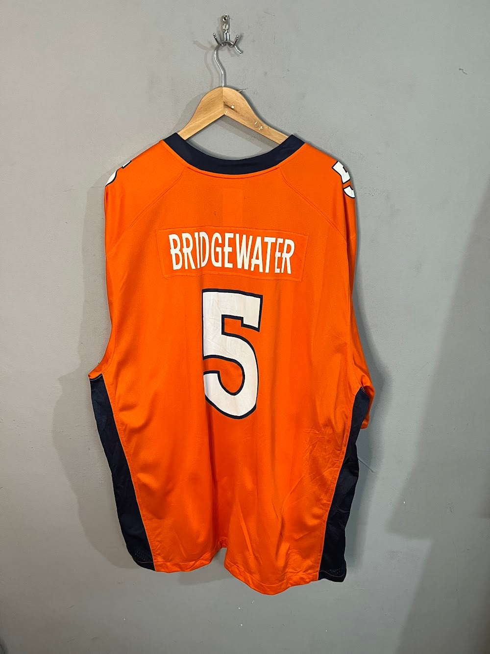 Half Sleeve Jerseys Vintage Streetwear Broncos Bridgewater 5