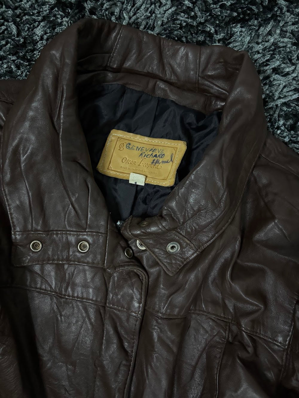 Leather Jackets Vintage Streetwear Oscar Leopold