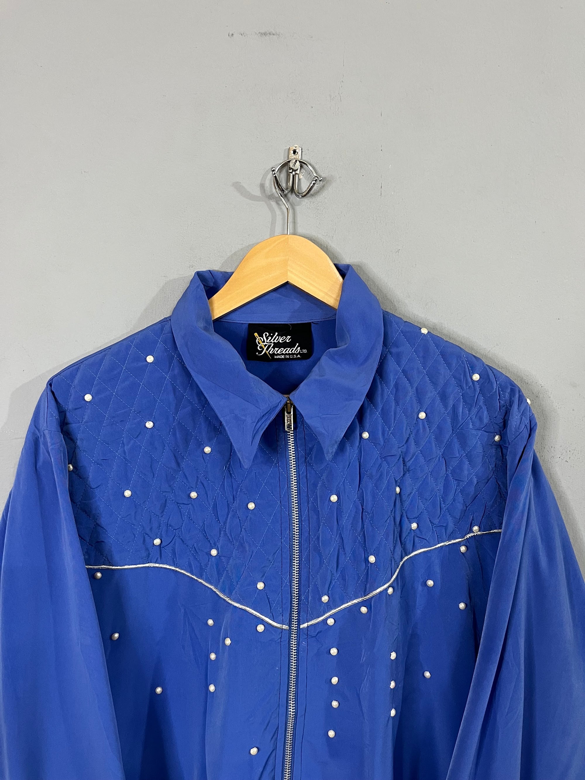 Rare Find Limited Edition Windbreaker Silver Threads