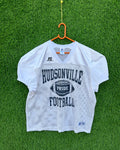 Cropped Mesh jersey Hudsonville Football (Oversized Half sleeve T Shirt or jersey unisex) - Thrift Wallet