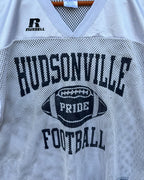 Cropped Mesh jersey Hudsonville Football (Oversized Half sleeve T Shirt or jersey unisex) - Thrift Wallet