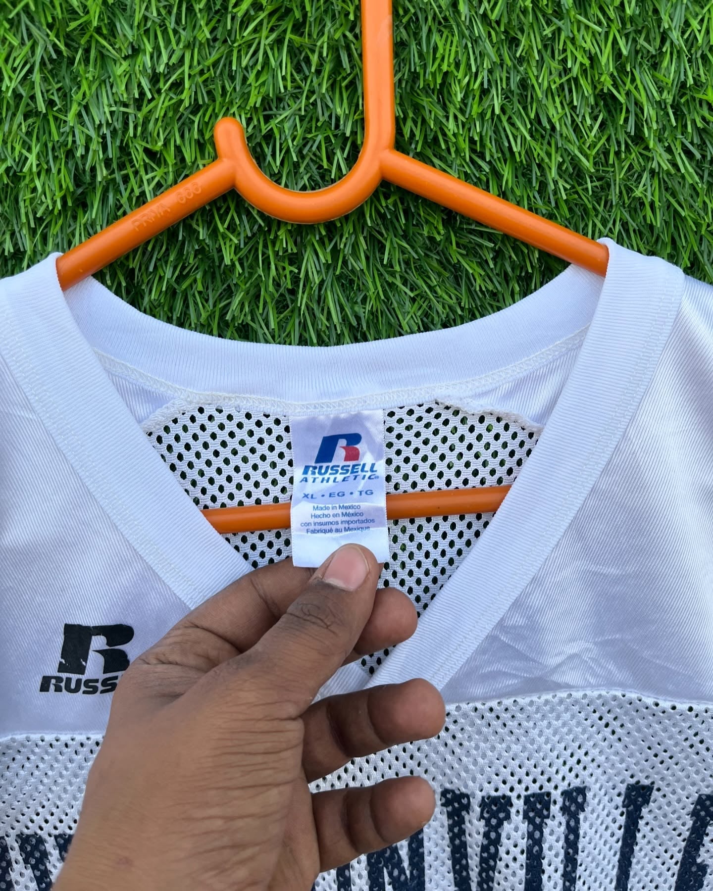 Cropped Mesh jersey Hudsonville Football (Oversized Half sleeve T Shirt or jersey unisex) - Thrift Wallet