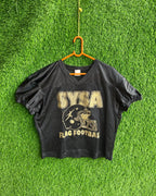 Cropped Mesh jersey SYSA FLAG (Oversized Half sleeve T Shirt or jersey unisex) - Thrift Wallet