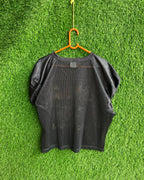 Cropped Mesh jersey SYSA FLAG (Oversized Half sleeve T Shirt or jersey unisex) - Thrift Wallet