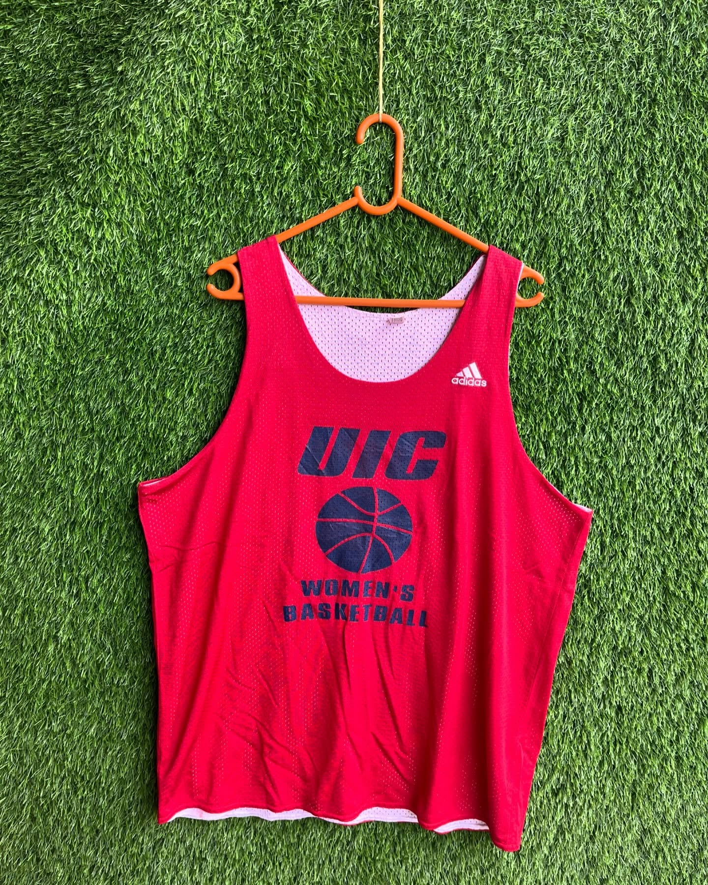 Reversible Sleeveless Jersey UIC ADDIDAS 23 (Oversized sleeveless T Shirt or jersey unisex) - Thrift Wallet