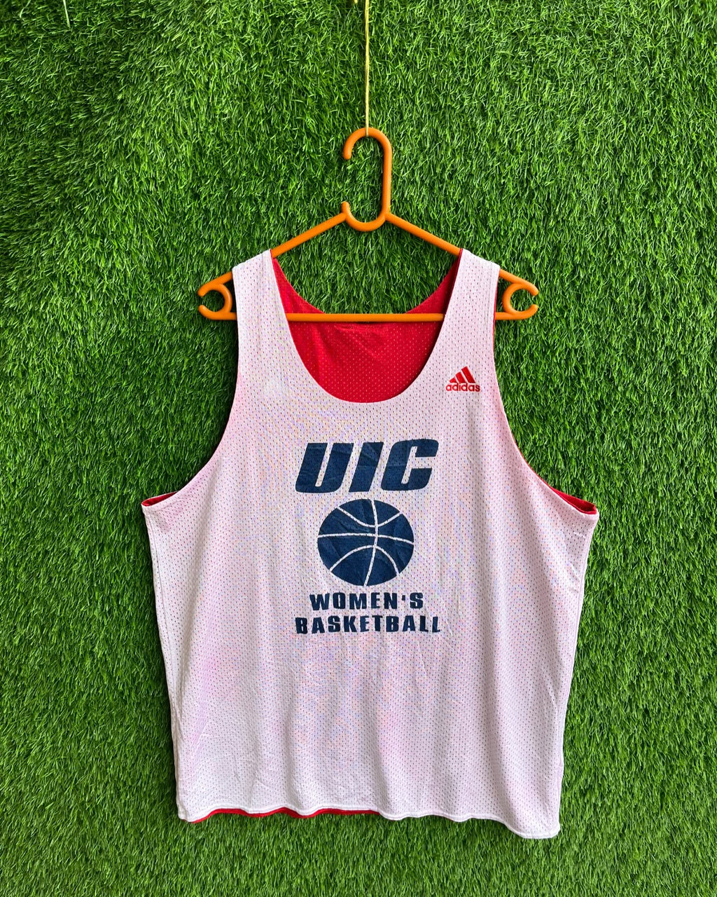 Reversible Sleeveless Jersey UIC ADDIDAS 23 (Oversized sleeveless T Shirt or jersey unisex) - Thrift Wallet