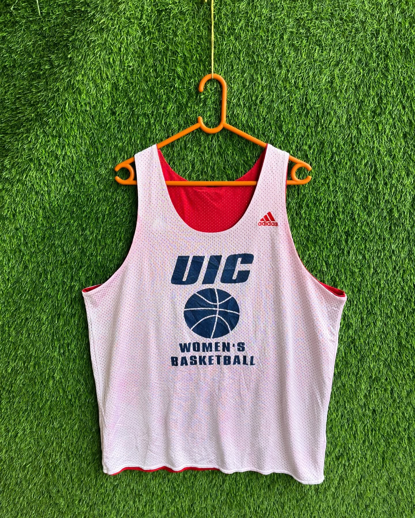 Reversible Sleeveless Jersey UIC ADDIDAS 23 (Oversized sleeveless T Shirt or jersey unisex) - Thrift Wallet
