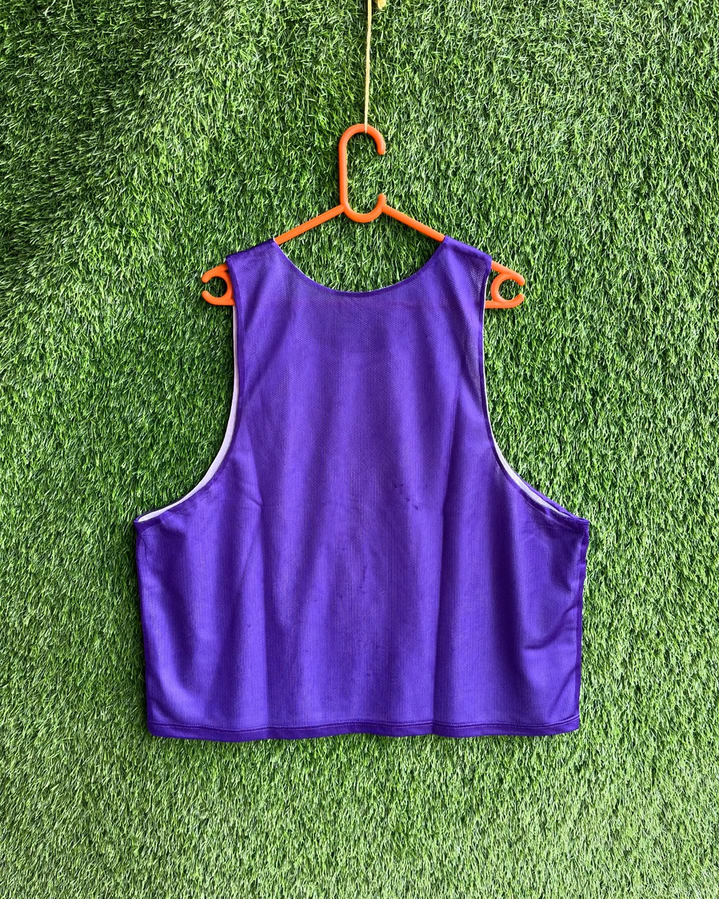 Reversible Sleeveless Jersey plain purple new balance(Oversized sleeveless T Shirt or jersey unisex) - Thrift Wallet