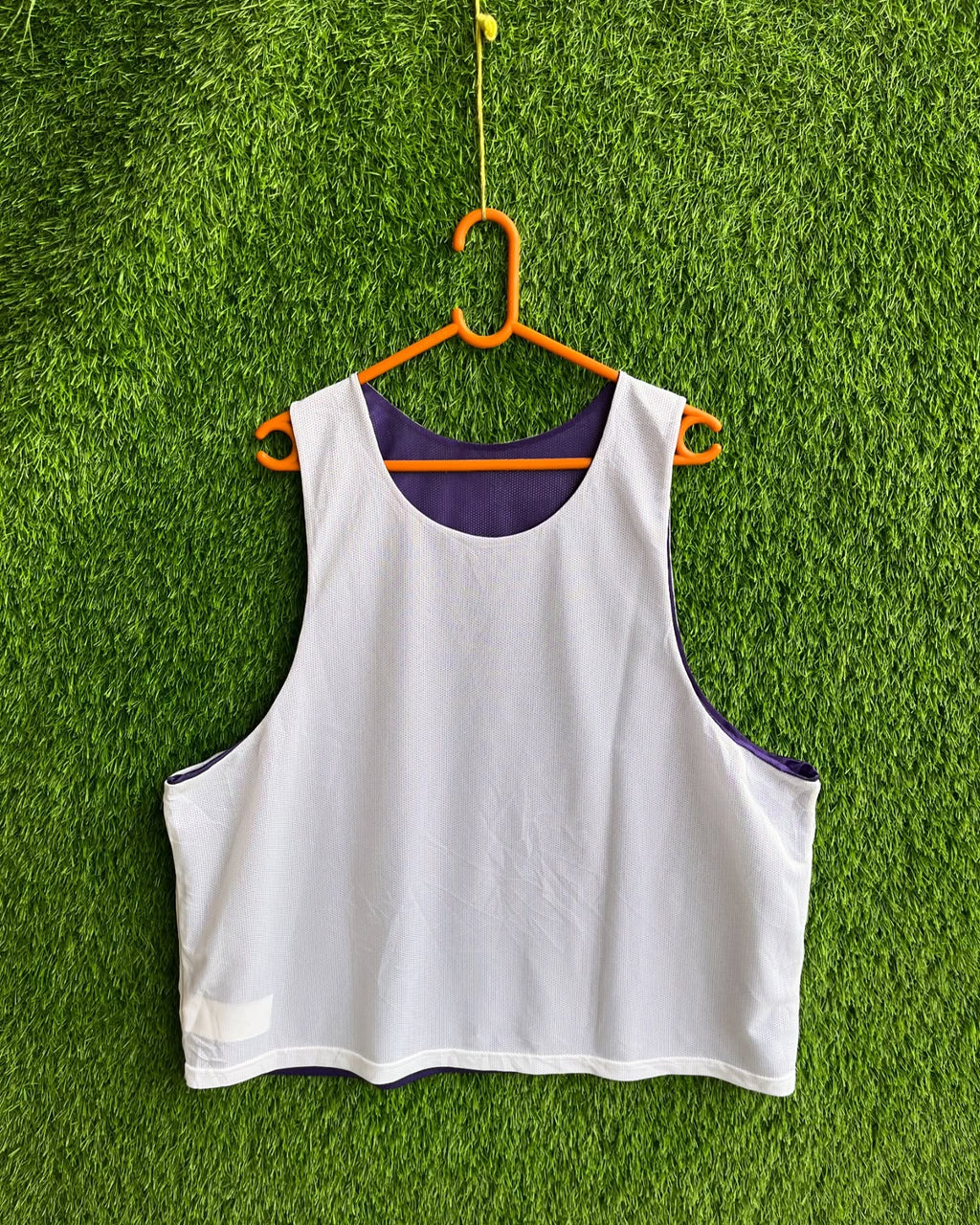 Reversible Sleeveless Jersey plain purple new balance(Oversized sleeveless T Shirt or jersey unisex) - Thrift Wallet