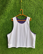 Reversible Sleeveless Jersey plain purple new balance(Oversized sleeveless T Shirt or jersey unisex) - Thrift Wallet