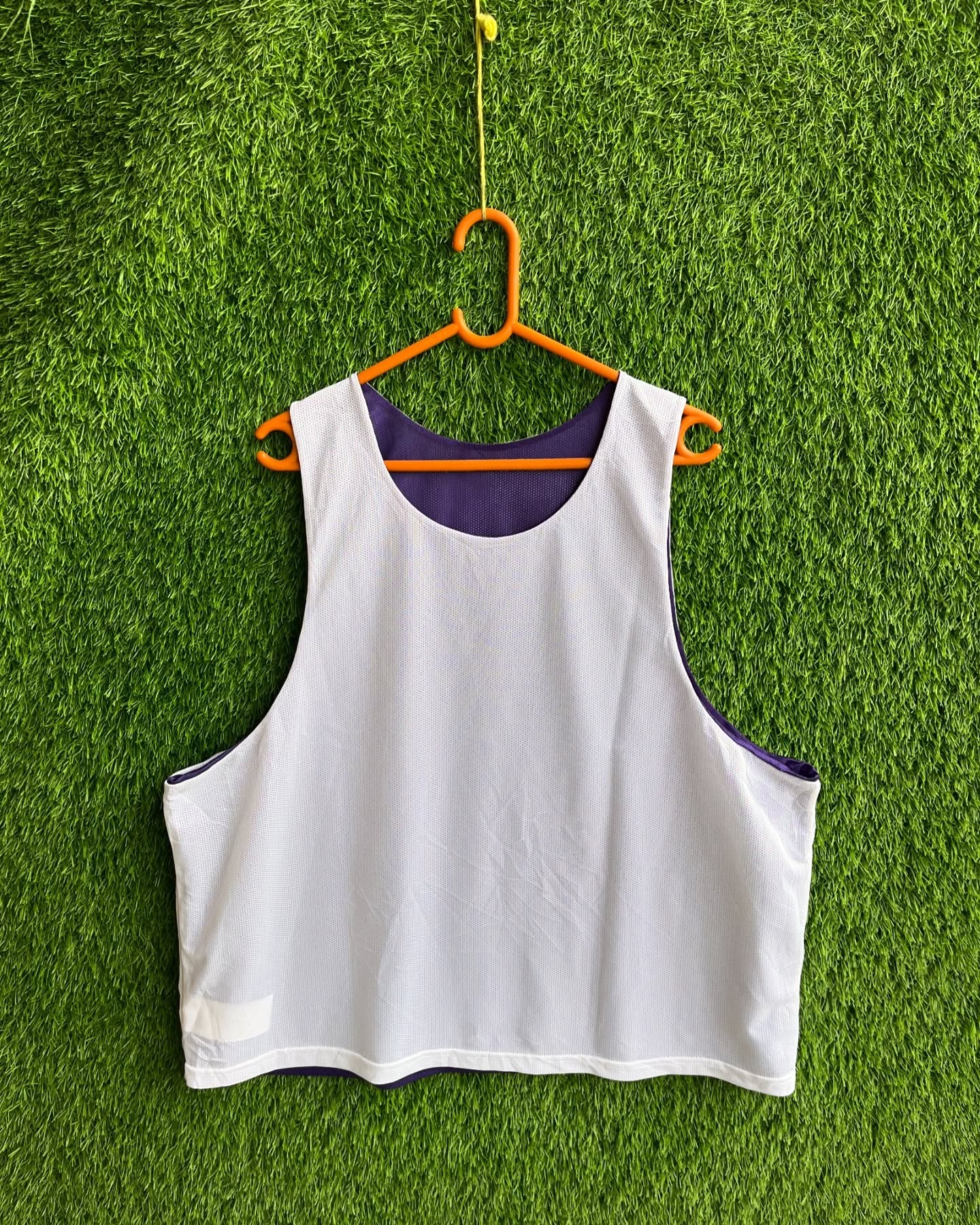 Reversible Sleeveless Jersey plain purple new balance(Oversized sleeveless T Shirt or jersey unisex) - Thrift Wallet