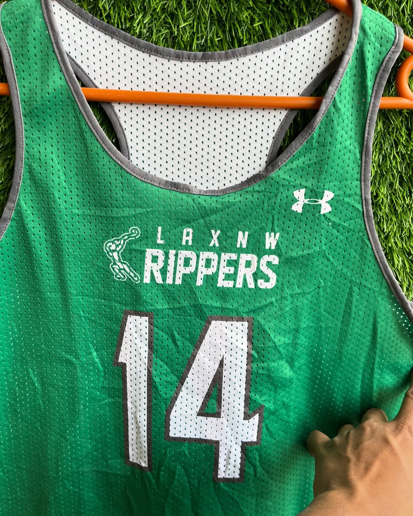 Reversible Sleeveless Jersey RIPPERS 14 (Oversized sleeveless T Shirt or jersey unisex) - Thrift Wallet