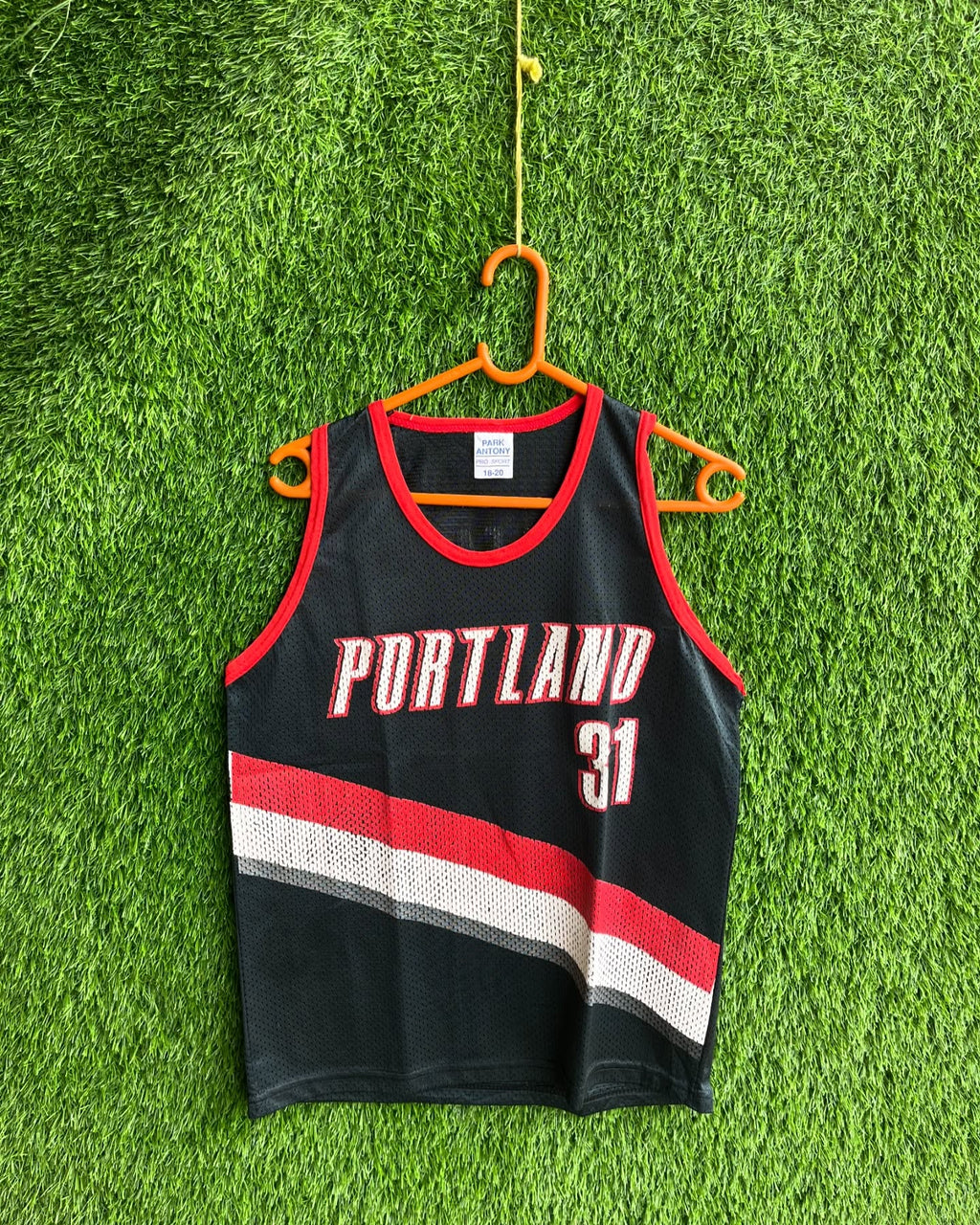 Sleeveless Jersey portland 31 telfair (Oversized sleeveless T Shirt or jersey unisex) - Thrift Wallet
