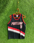 Sleeveless Jersey portland 31 telfair (Oversized sleeveless T Shirt or jersey unisex) - Thrift Wallet