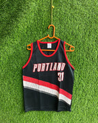 Sleeveless Jersey portland 31 telfair (Oversized sleeveless T Shirt or jersey unisex) - Thrift Wallet