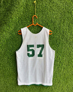 Reversible Sleeveless Jersey summer hoops 57 (Oversized sleeveless T Shirt or jersey unisex) - Thrift Wallet