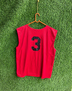 Reversible Sleeveless Jersey candles 3 (Oversized sleeveless T Shirt or jersey unisex) - Thrift Wallet
