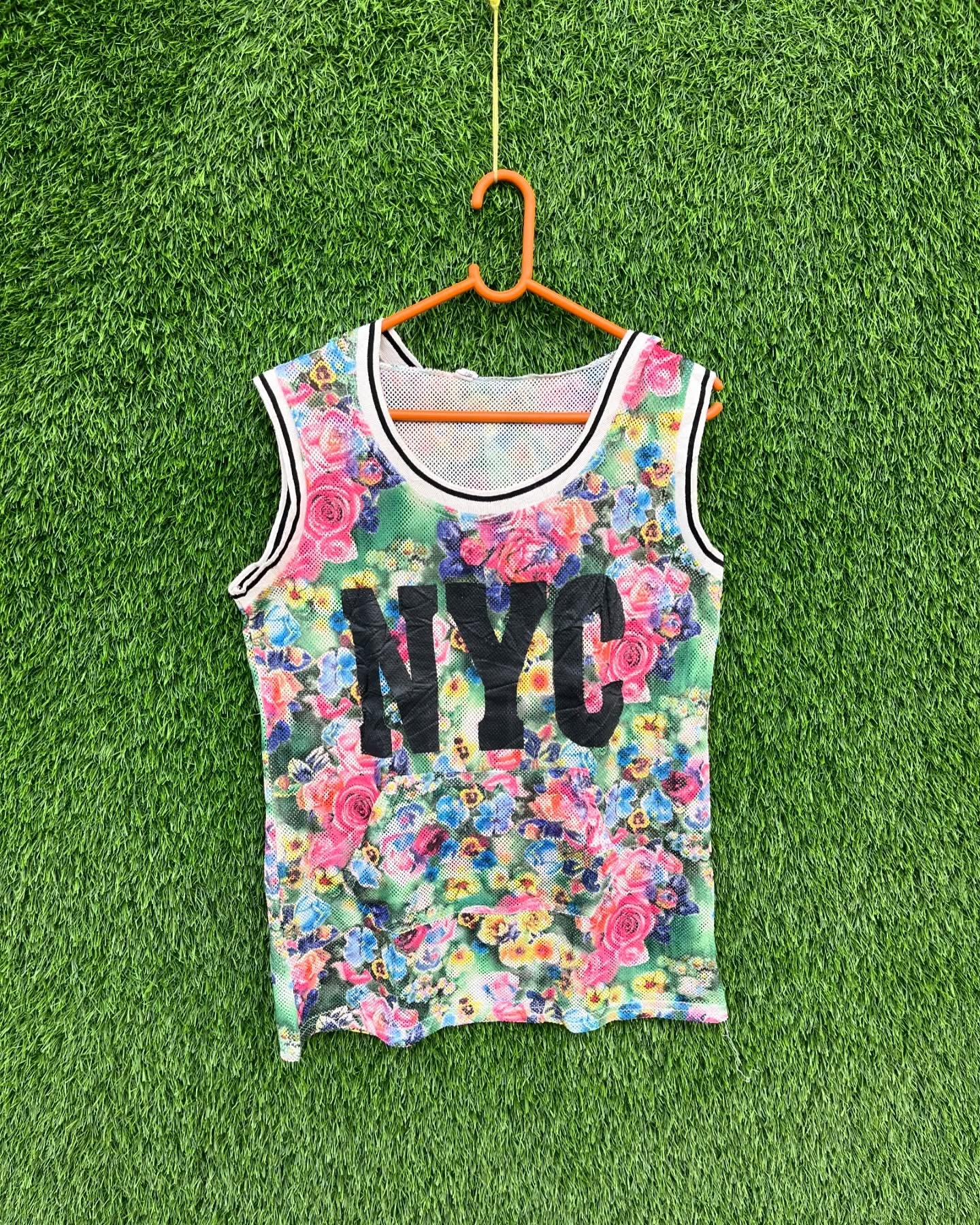 Sleeveless Jersey NYC (Oversized Sleeveless T shirt or Jersey Unisex) - Thrift Wallet
