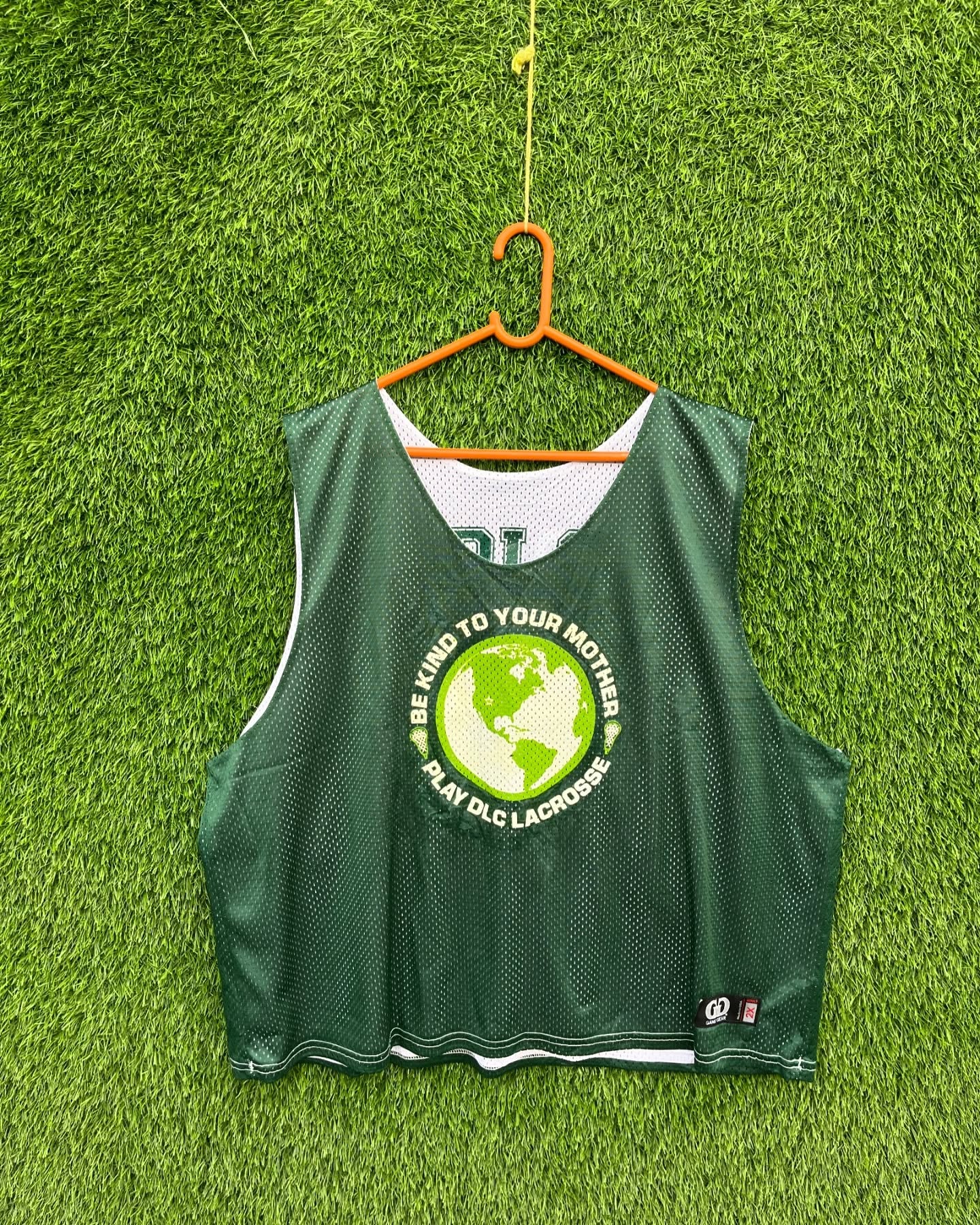 Reversible Sleeveless Jersey Lacrosse DLC 20 (Oversized Sleeveless T shirt or Jersey Unisex) - Thrift Wallet