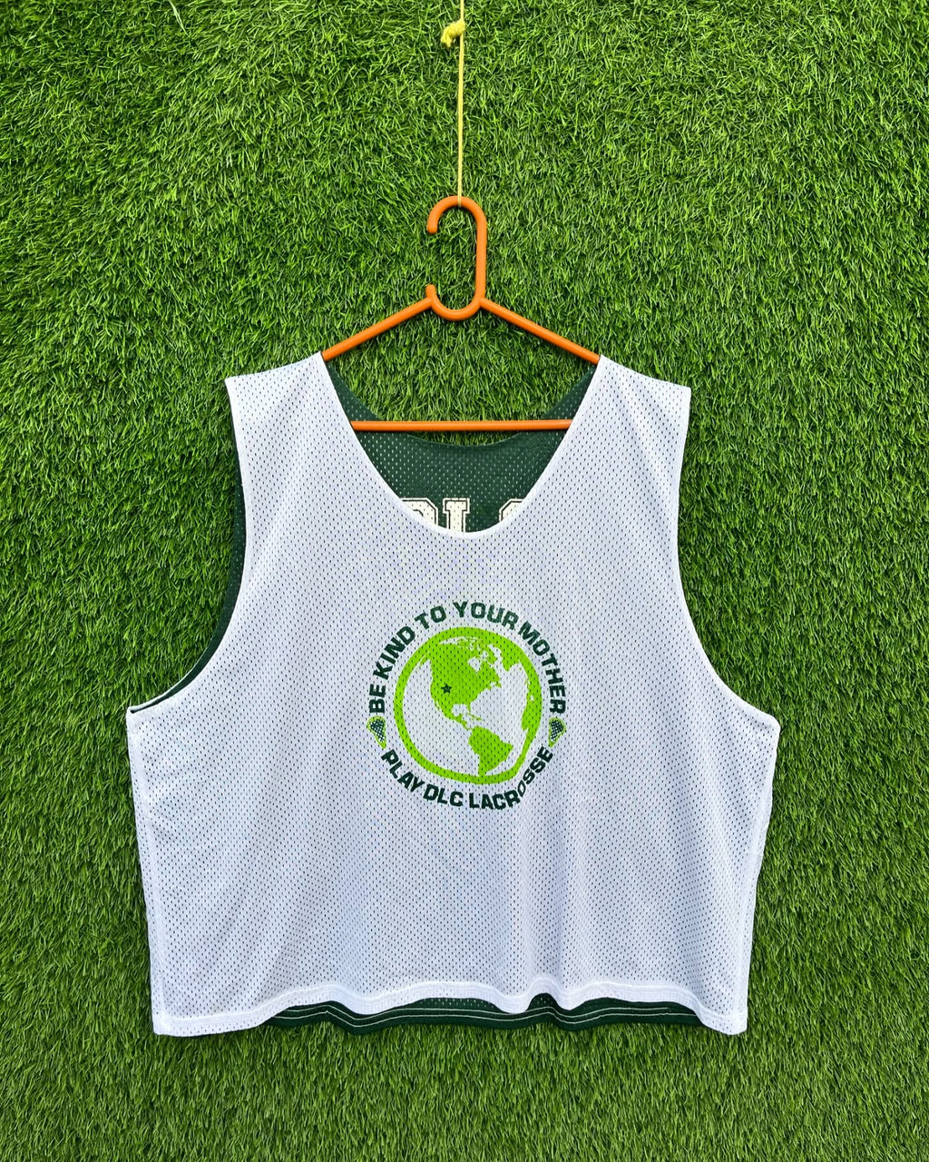 Reversible Sleeveless Jersey Lacrosse DLC 20 (Oversized Sleeveless T shirt or Jersey Unisex) - Thrift Wallet