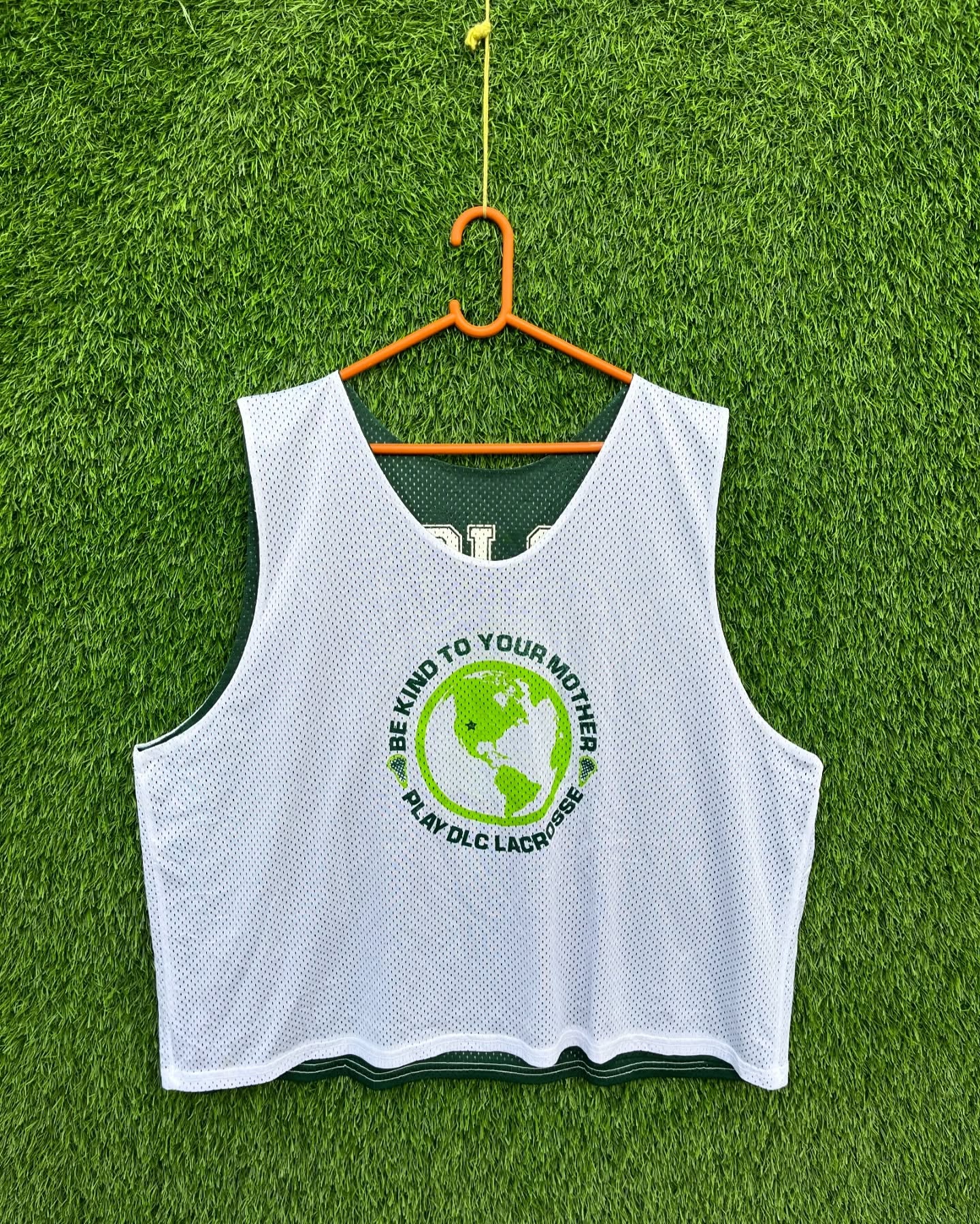 Reversible Sleeveless Jersey Lacrosse DLC 20 (Oversized Sleeveless T shirt or Jersey Unisex) - Thrift Wallet