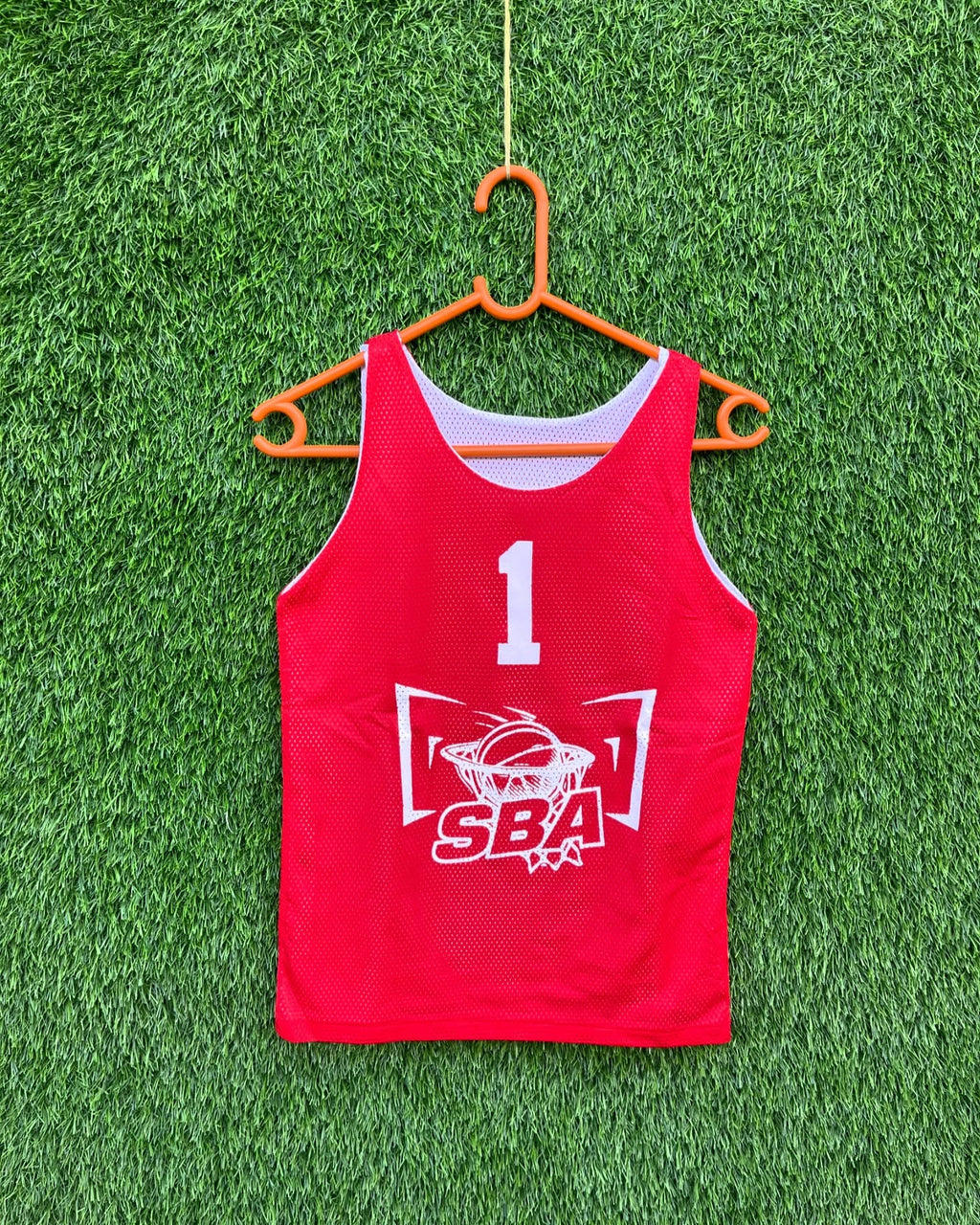 SBA 1 Reversible Sleeveless Jersey (Oversized Sleeveless T shirt or Jersey Unisex) - Thrift Wallet
