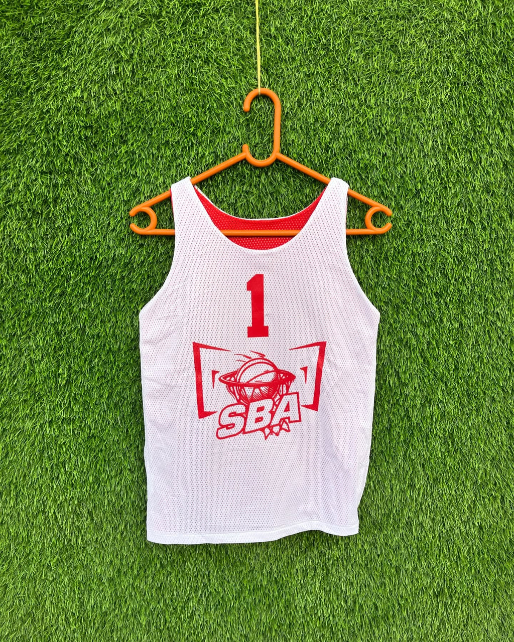 SBA 1 Reversible Sleeveless Jersey (Oversized Sleeveless T shirt or Jersey Unisex) - Thrift Wallet