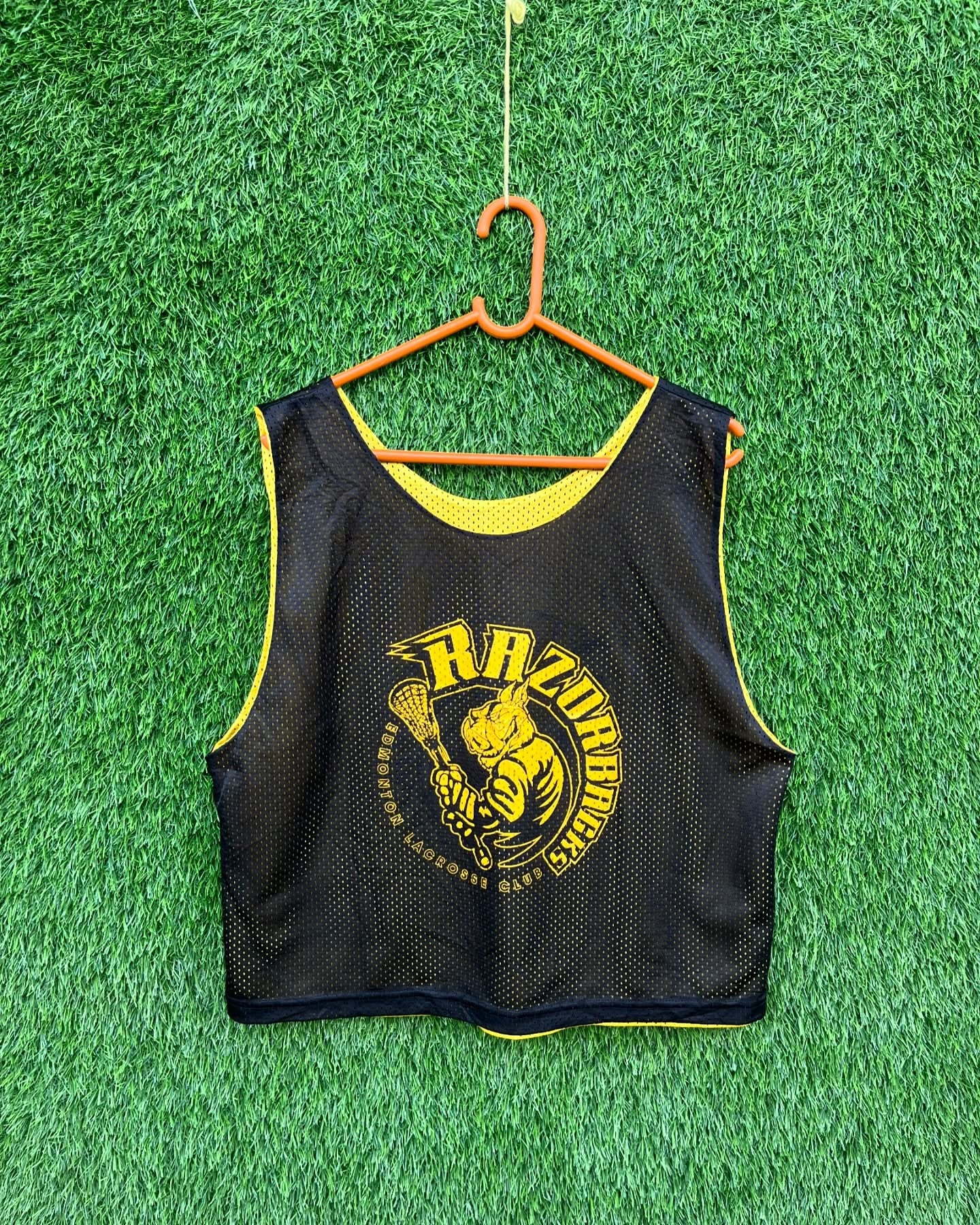 Cropped Reversible Sleeveless Jersey Razorbacks (Oversized Sleeveless T shirt or Jersey Unisex) - Thrift Wallet