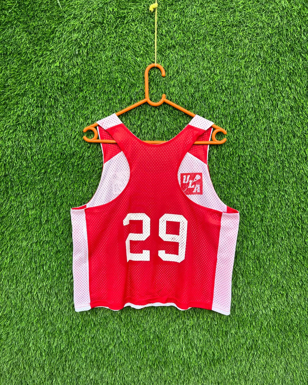 Cropped Reversible Sleeveless Jersey lacrosse 29 (Oversized Sleeveless T shirt or Jersey Unisex) - Thrift Wallet