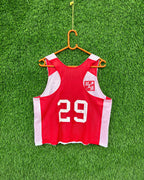 Cropped Reversible Sleeveless Jersey lacrosse 29 (Oversized Sleeveless T shirt or Jersey Unisex) - Thrift Wallet