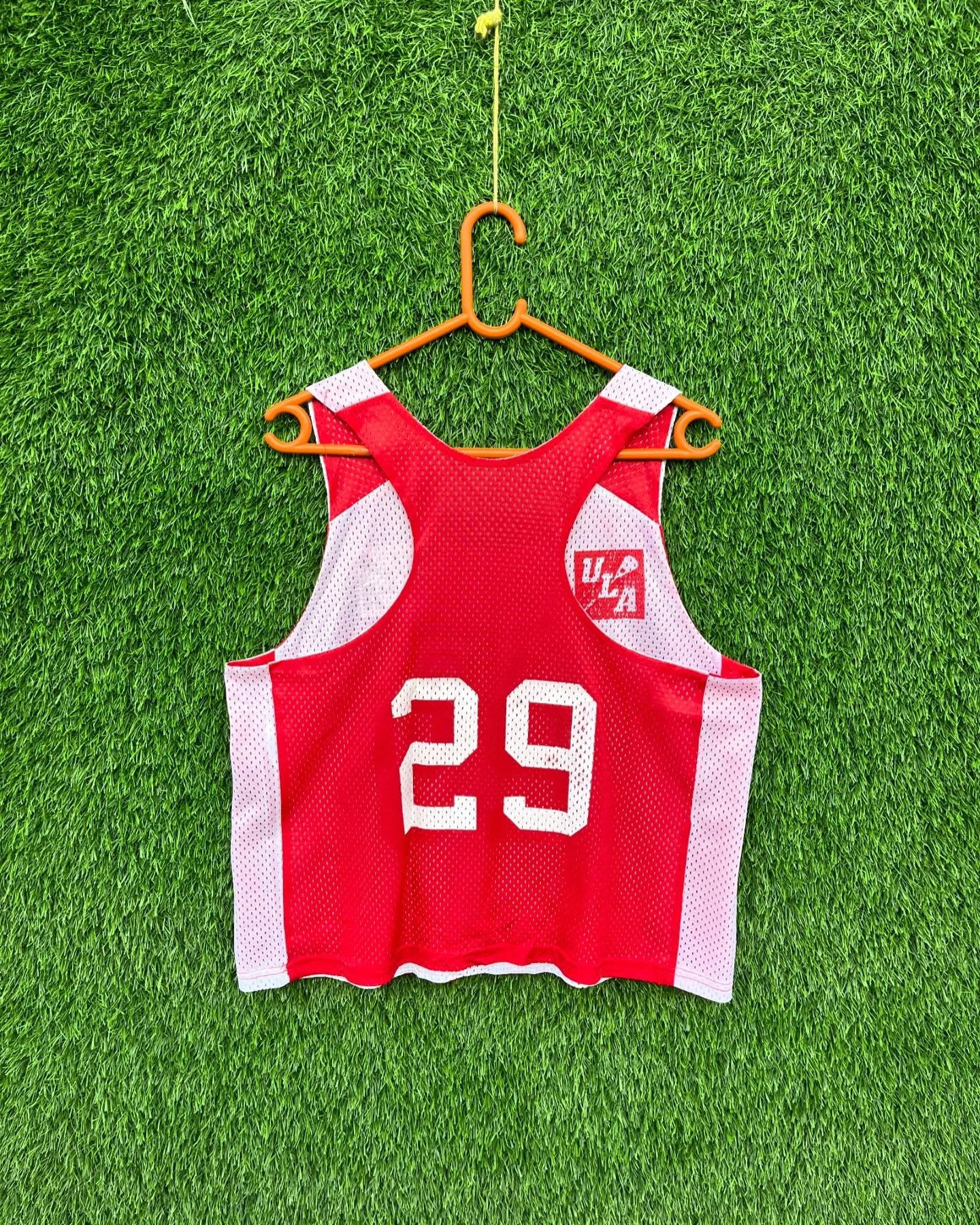 Cropped Reversible Sleeveless Jersey lacrosse 29 (Oversized Sleeveless T shirt or Jersey Unisex) - Thrift Wallet