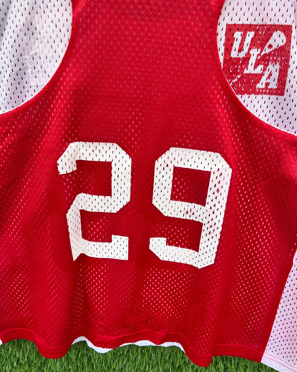 Cropped Reversible Sleeveless Jersey lacrosse 29 (Oversized Sleeveless T shirt or Jersey Unisex) - Thrift Wallet