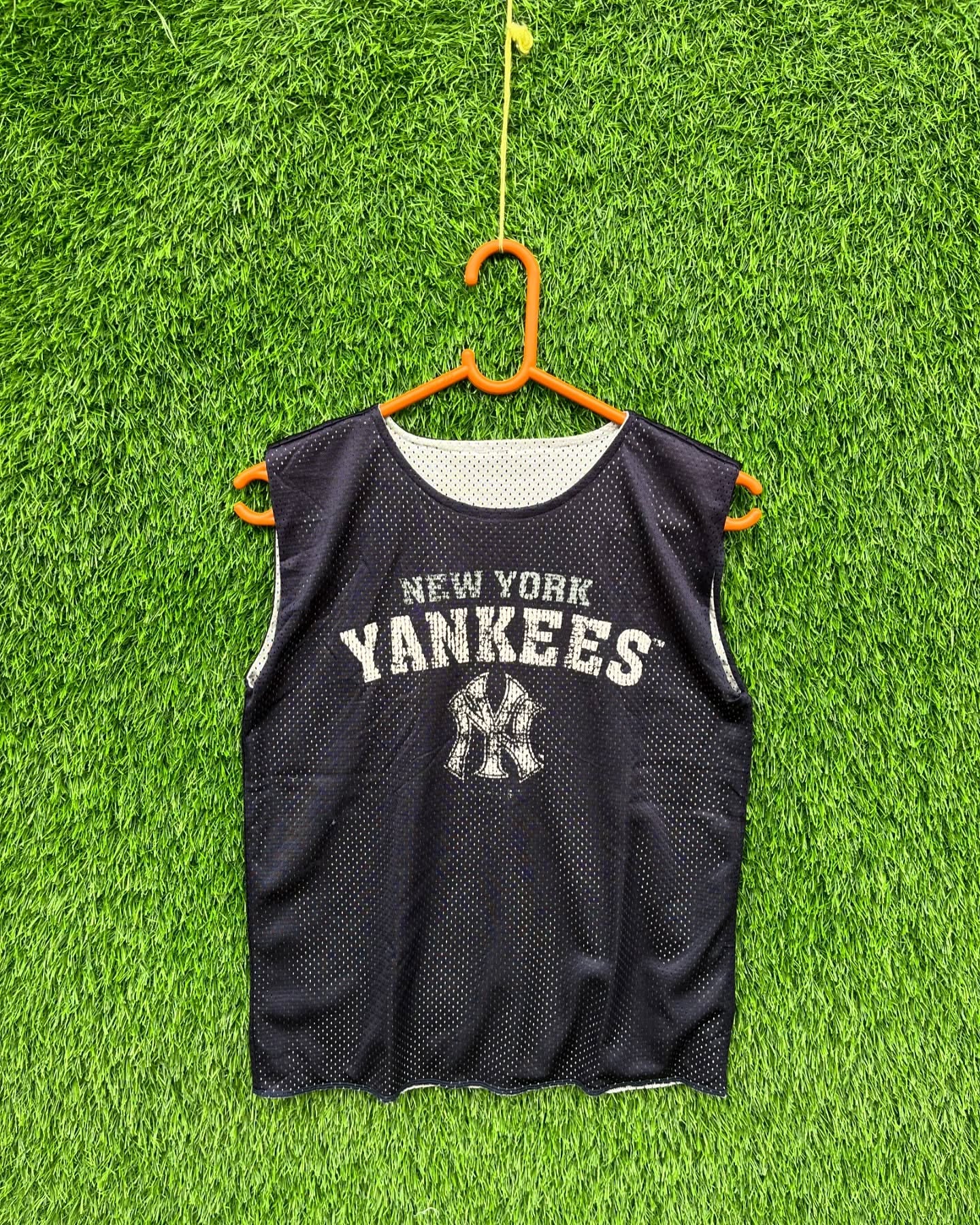 Reversible Sleeveless Jersey Yankees (Oversized Sleeveless T shirt or Jersey Unisex) - Thrift Wallet