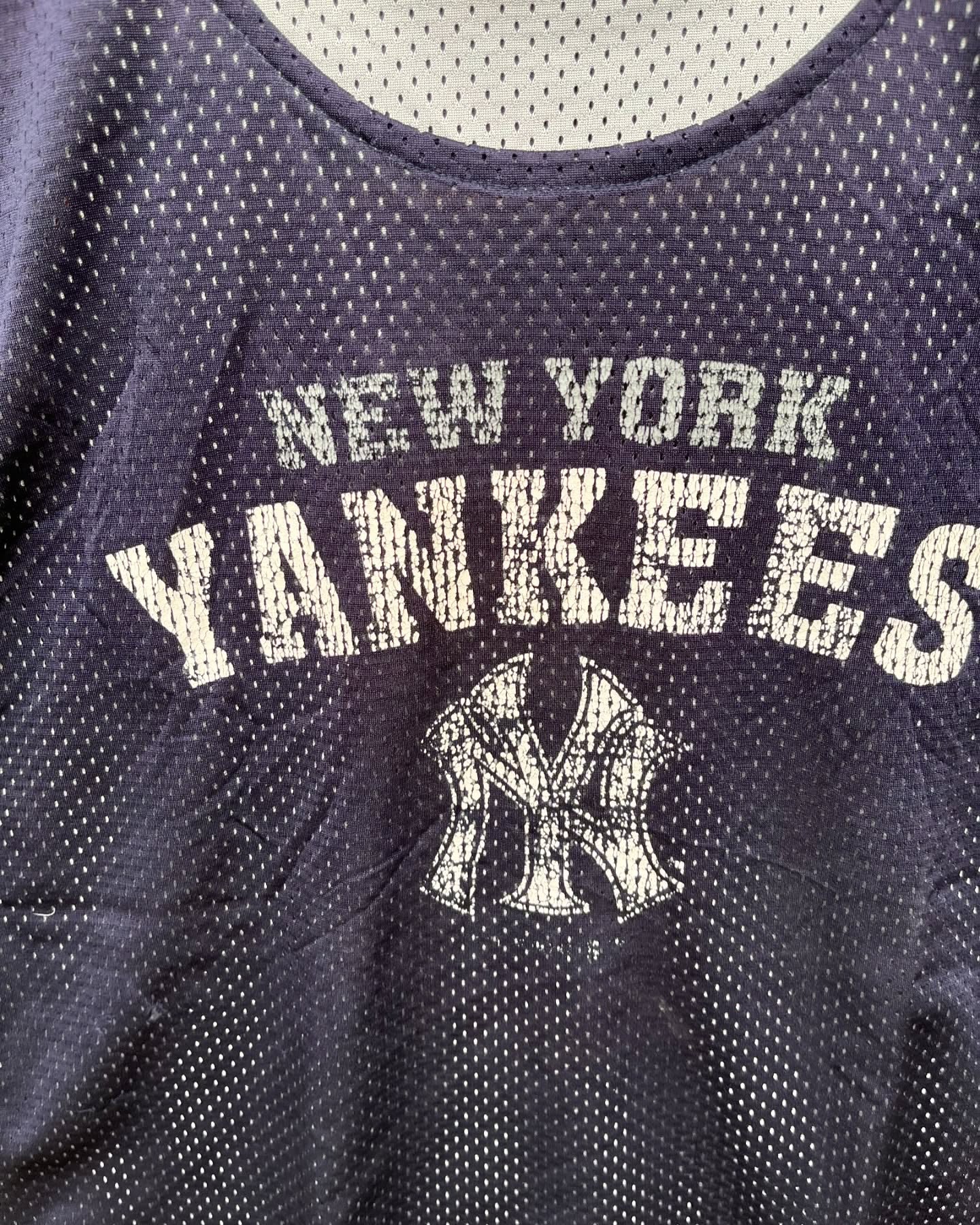 Reversible Sleeveless Jersey Yankees (Oversized Sleeveless T shirt or Jersey Unisex) - Thrift Wallet
