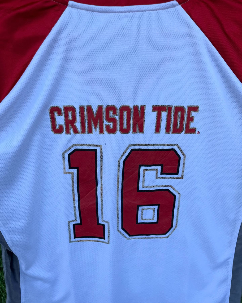Alabama Crimson Tide 16 (Oversized Half Sleeve T shirt or Jersey Unisex) - Thrift Wallet
