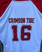Alabama Crimson Tide 16 (Oversized Half Sleeve T shirt or Jersey Unisex) - Thrift Wallet