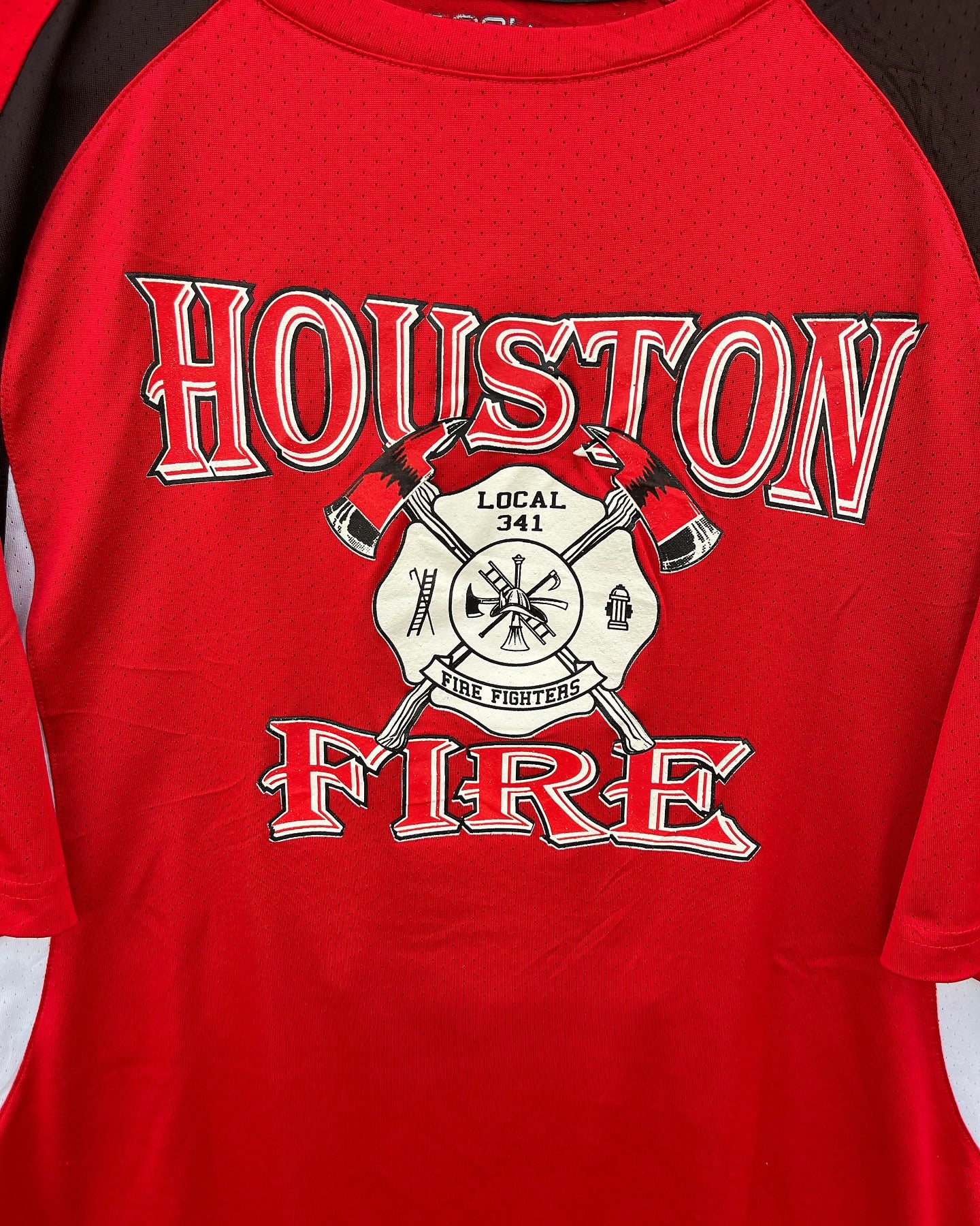 Houston Fire 2 (Oversized Half Sleeve T shirt or Jersey Unisex) - Thrift Wallet