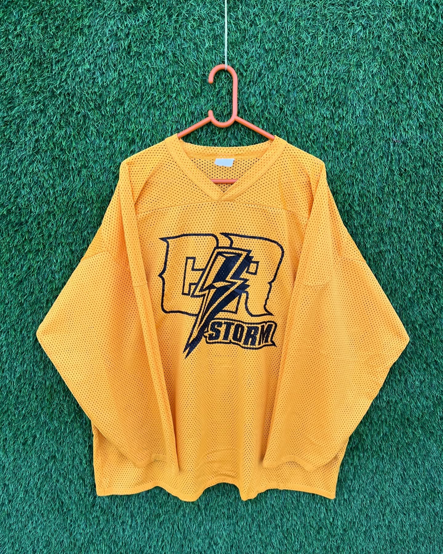 Ice hockey Jersey Storm (Oversized Full Sleeve T shirt or Jersey Unisex) - Thrift Wallet