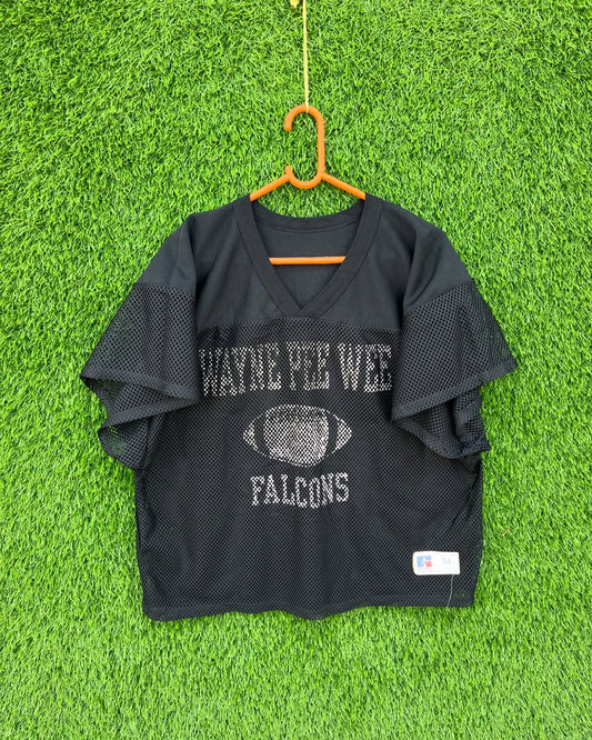 Cropped Mesh Jersey Wayne pee wee Falcons (Oversized Half Sleeve T shirt or Jersey Unisex)